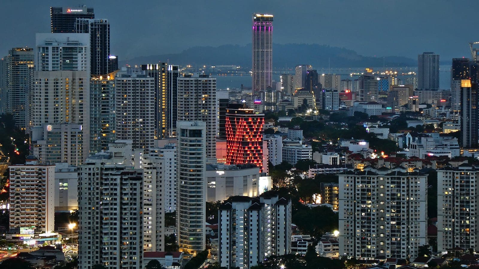 The Penang 50 — George Town skyline