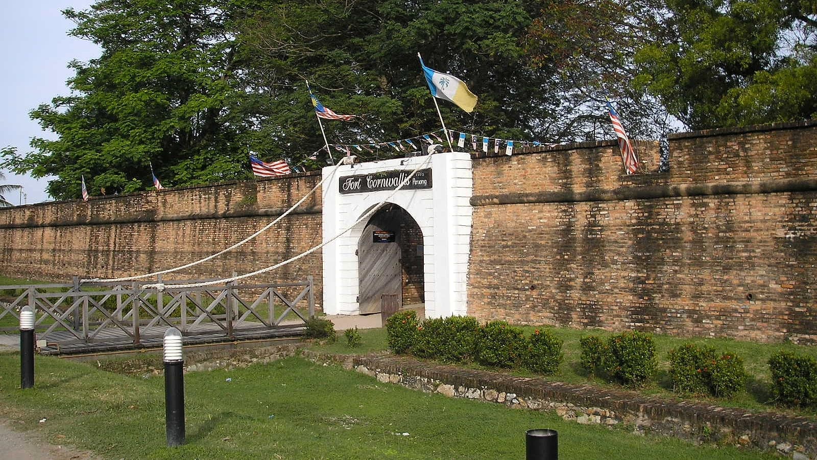 The colonial-era fort begun by the British East India Company in the 1780s