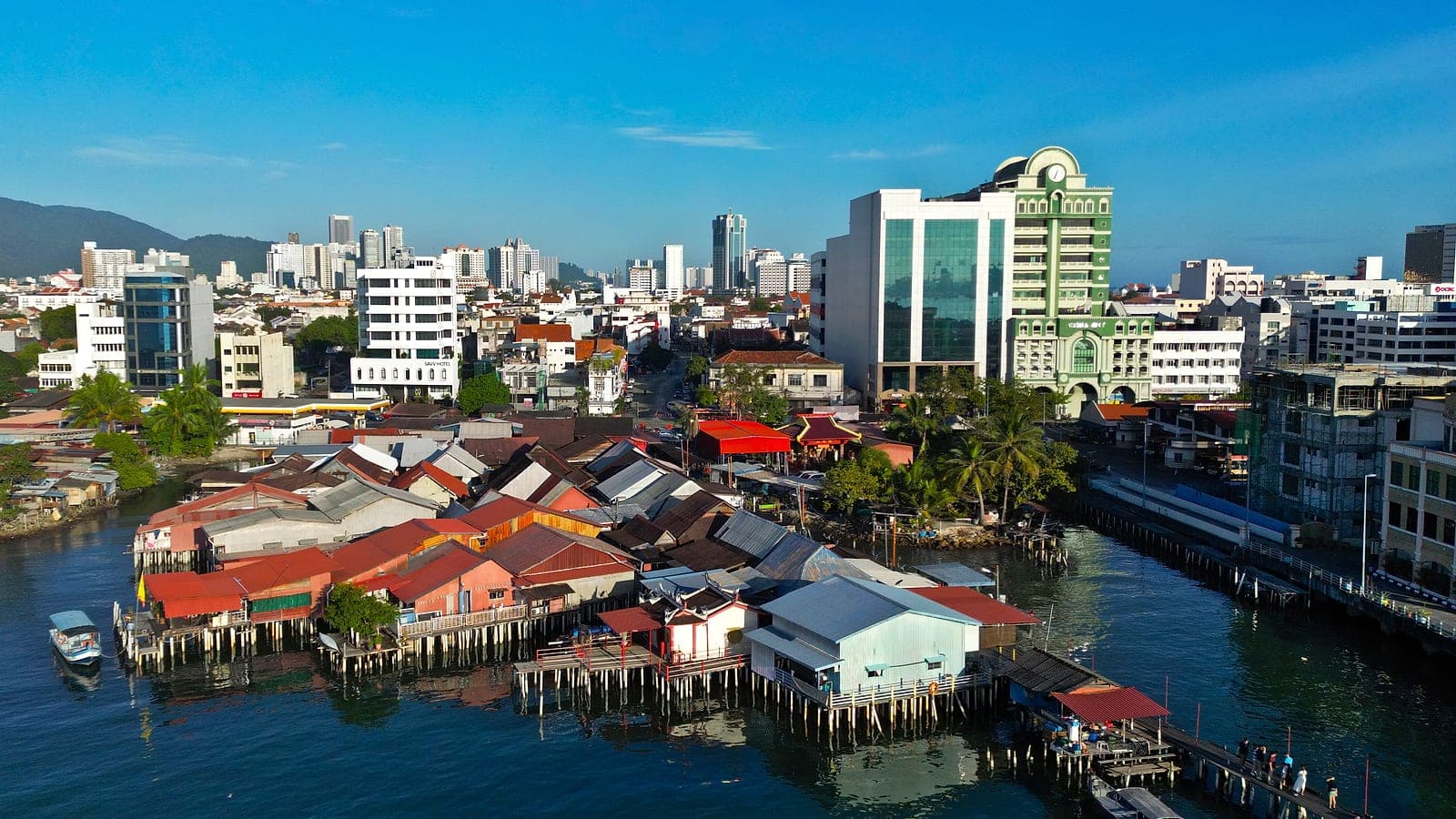 Lim Jetty, another of the Weld Quay clan jetties