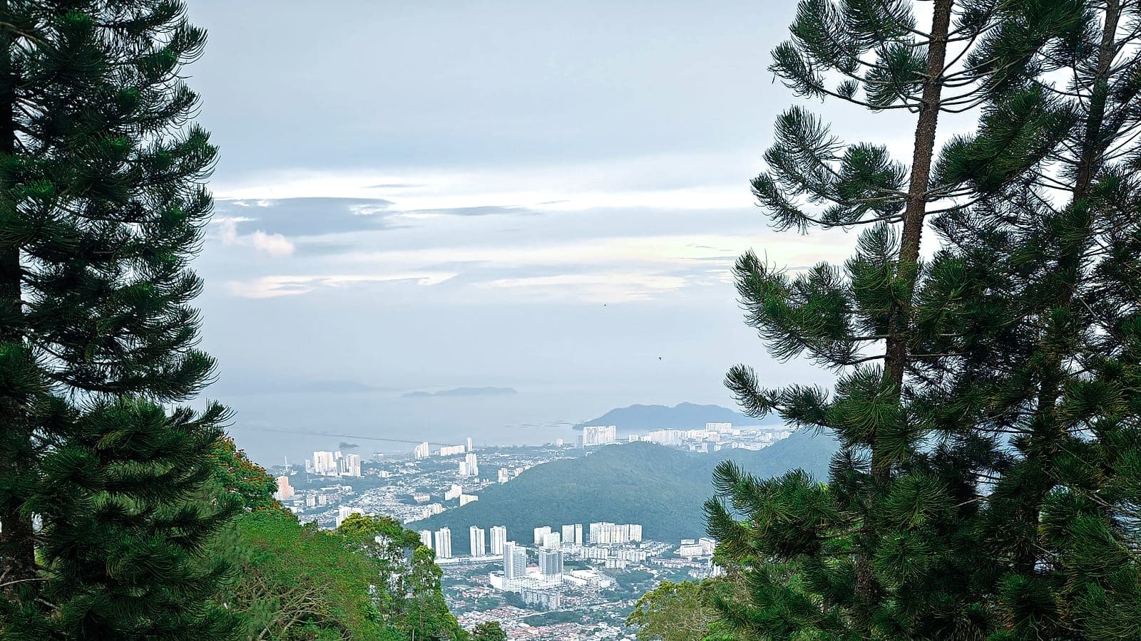 Penang Hill's funicular — one of the longest and steepest tunnel tracks in Asia