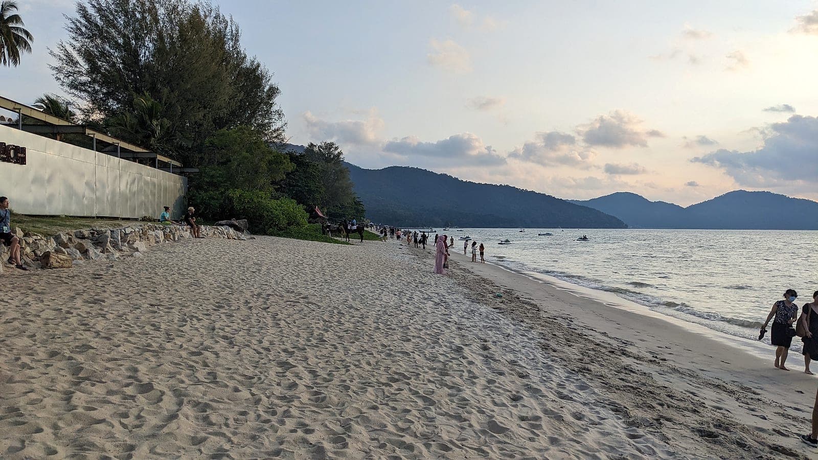 Dusk colours over the Andaman Sea